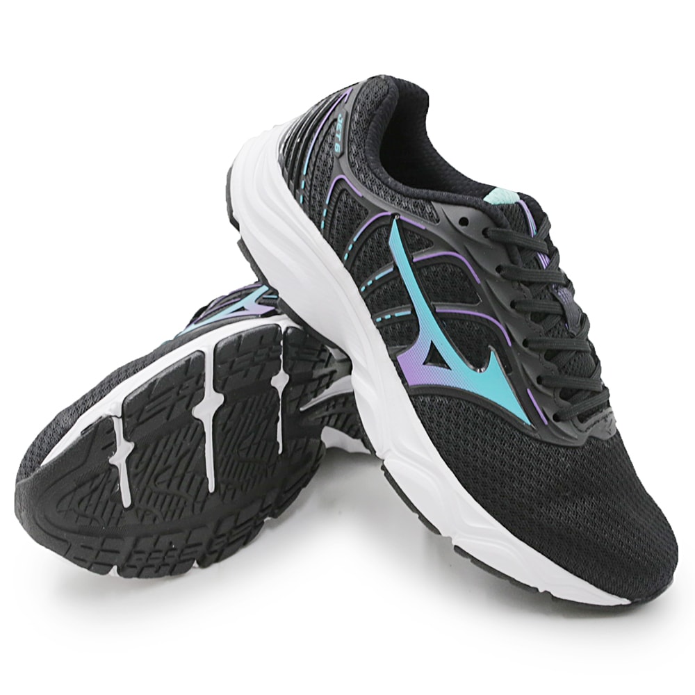 Tenis Mizuno Jet 6 Masculino Preto/Lilas - 262444 - Anita Shoes