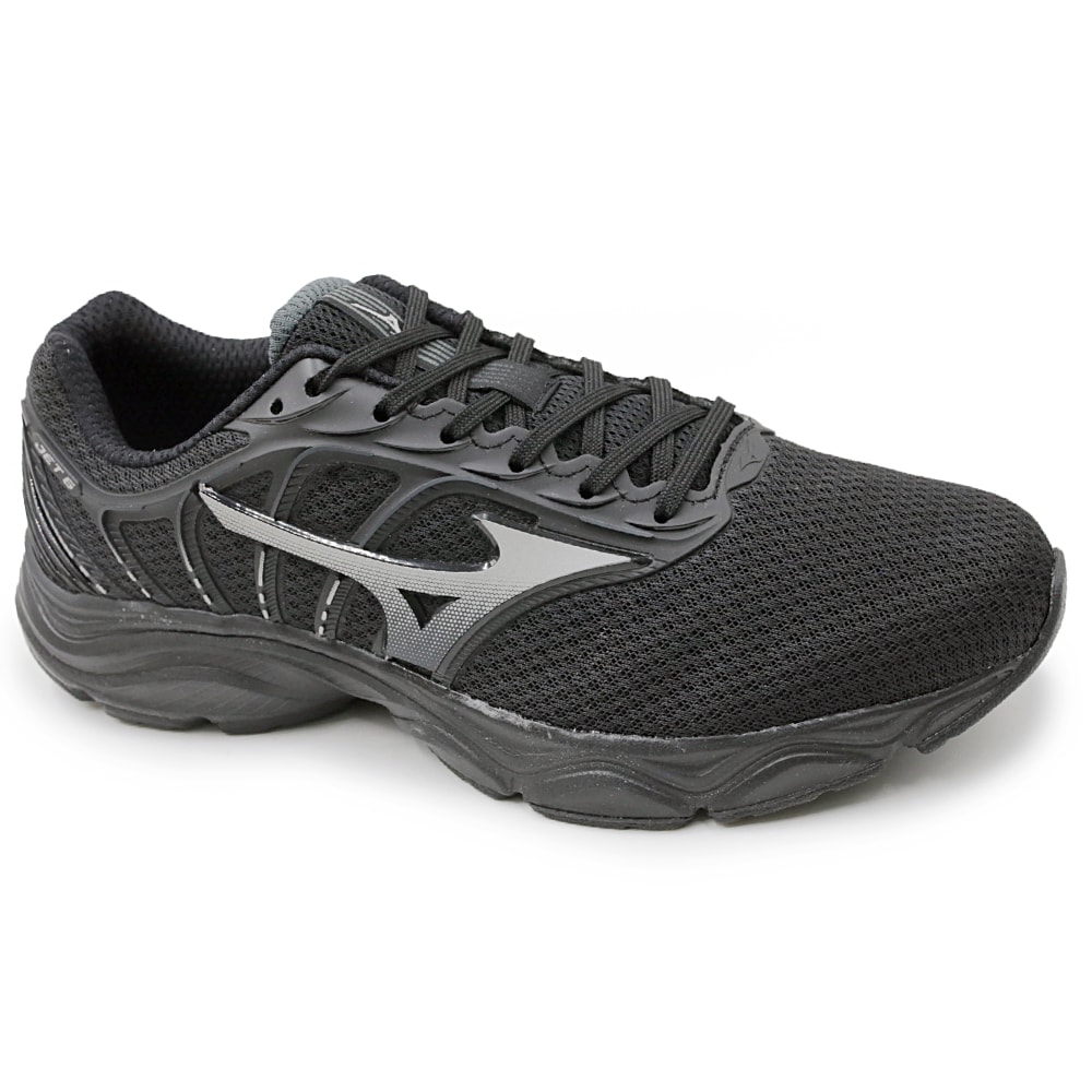 Tenis Mizuno Jet 6 Masculino Preto/Preto - 262444 - Anita Shoes