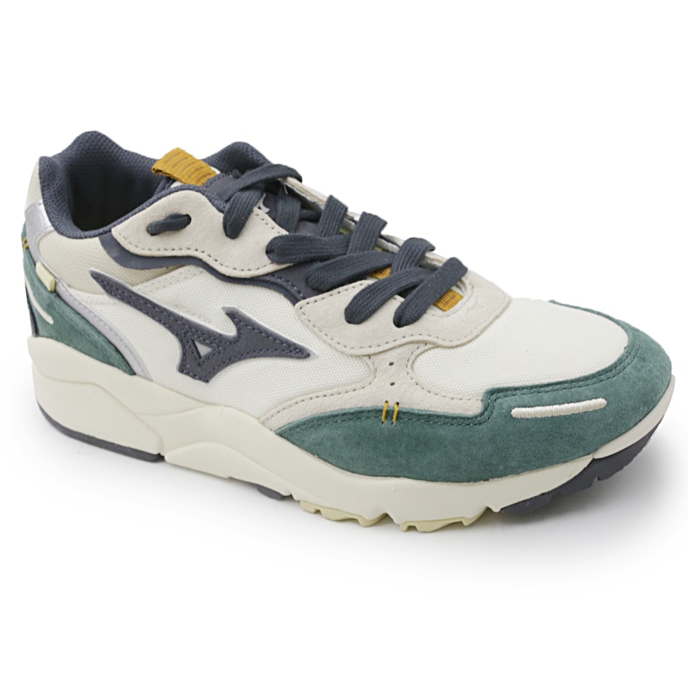 Tenis Mizuno Sky Medal Branco/Cinza - 266276 - Anita Shoes
