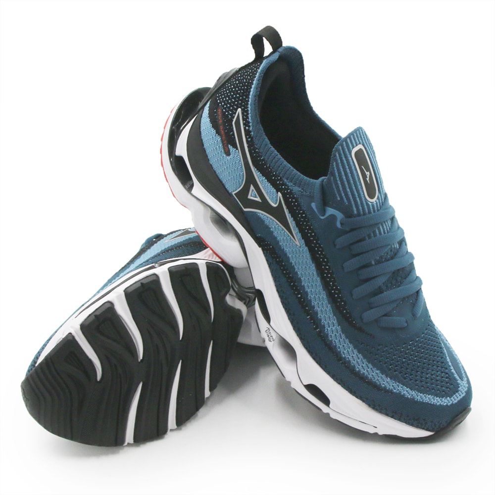 Tenis Mizuno Wave Impetus Masculino Petroleo - 263109 - Anita Shoes