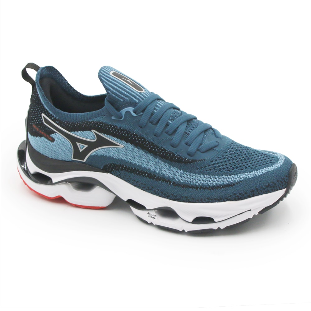 Tenis Mizuno Wave Impetus Masculino Petroleo - 263109 - Anita Shoes