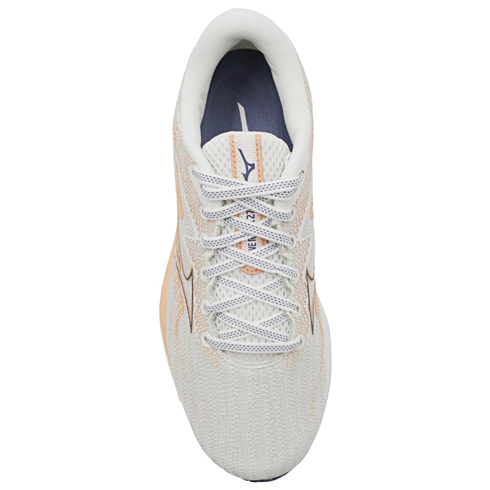 Tenis Mizuno Wave Rider 27 Branco/Mamao - 265980 - Anita Shoes