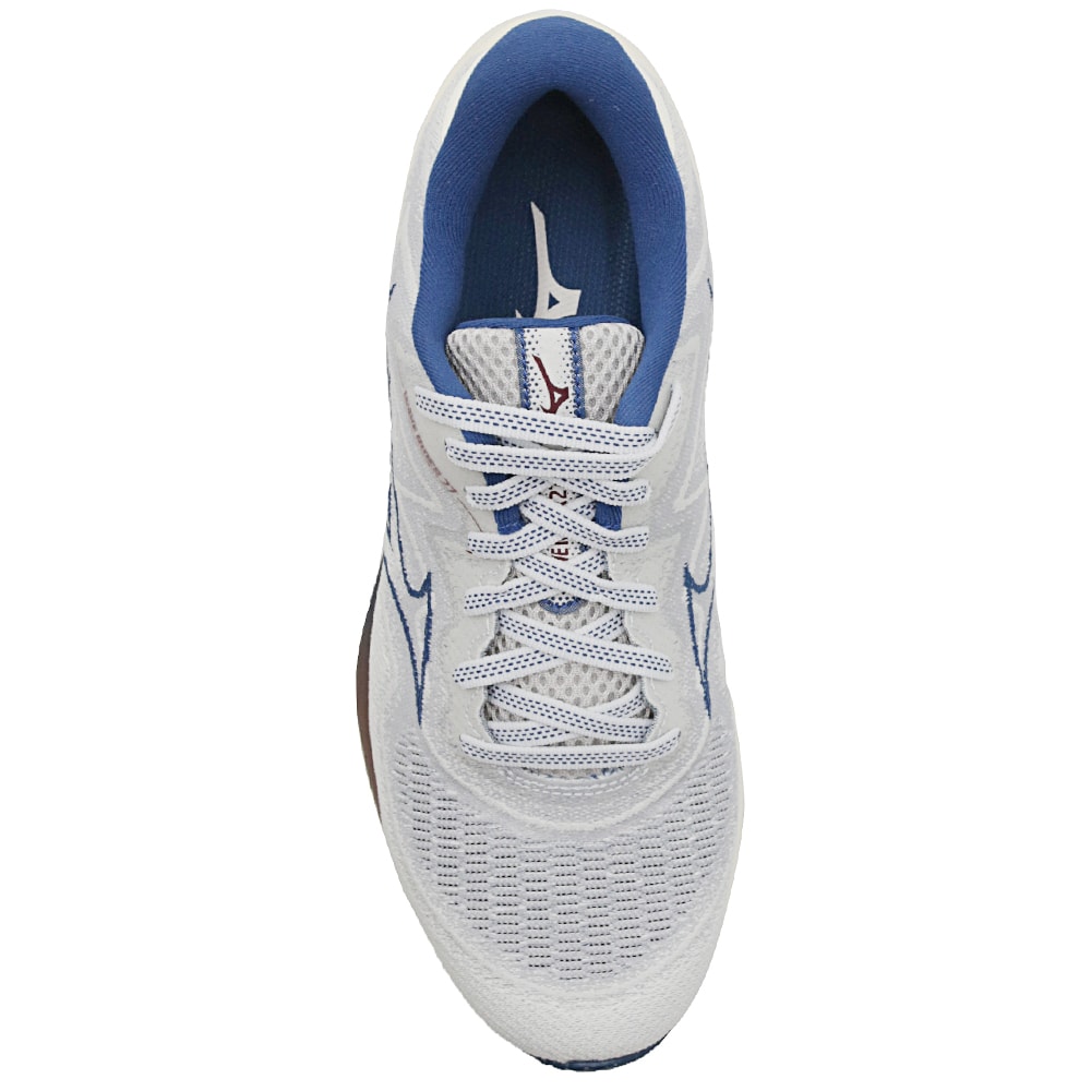 Tenis Mizuno Wave Rider 27 Perola/Cinza - 265978 - Anita Shoes