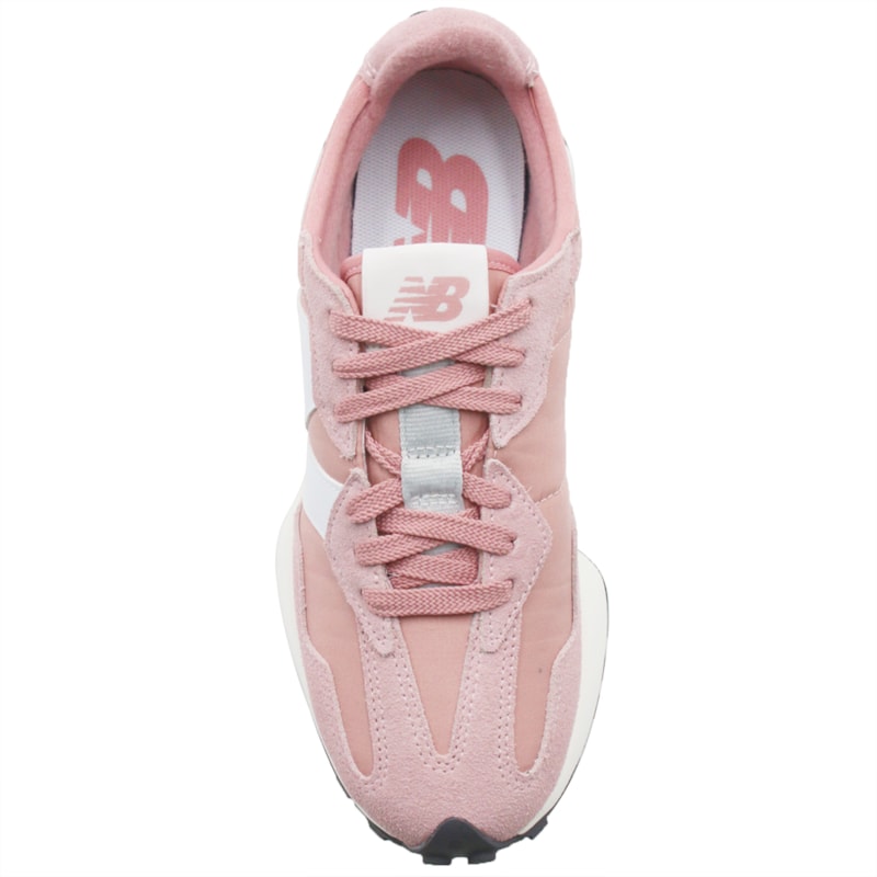 Balance 327 Feminino New Balance Bege E Rosa Tênis New Balance 327