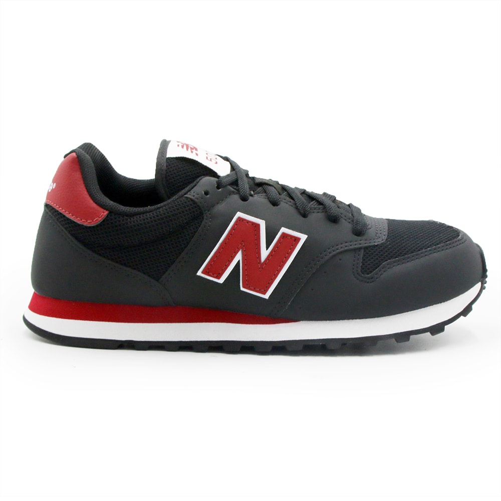 New balance preto e vermelho best sale