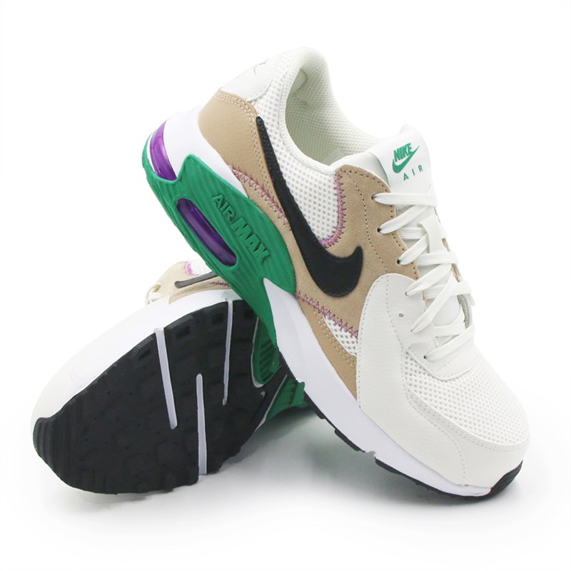 Tenis Nike Air Max Excee Masculino Branco/Verde - 247142 - Anita Shoes