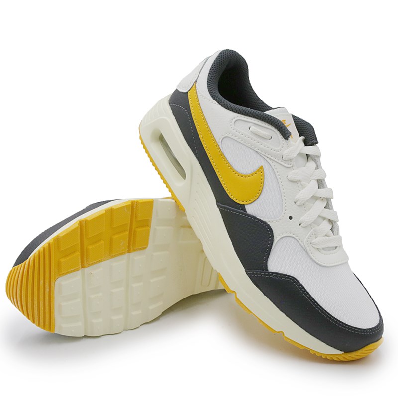 Tênis Masculino Nike Air Max 90 Recraft - Black/White/Yellow