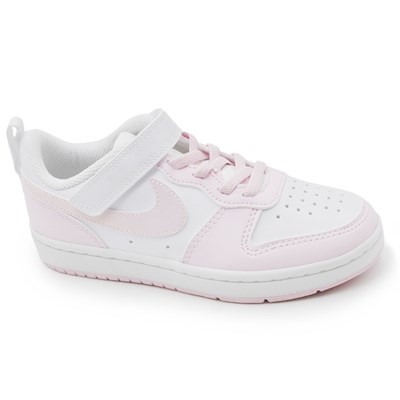 Tenis Nike Borough Recraft Infantil Branco/Rosa - 275802