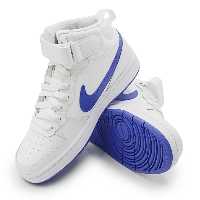 Tenis Nike Court Borough Branco/Azul - 274464
