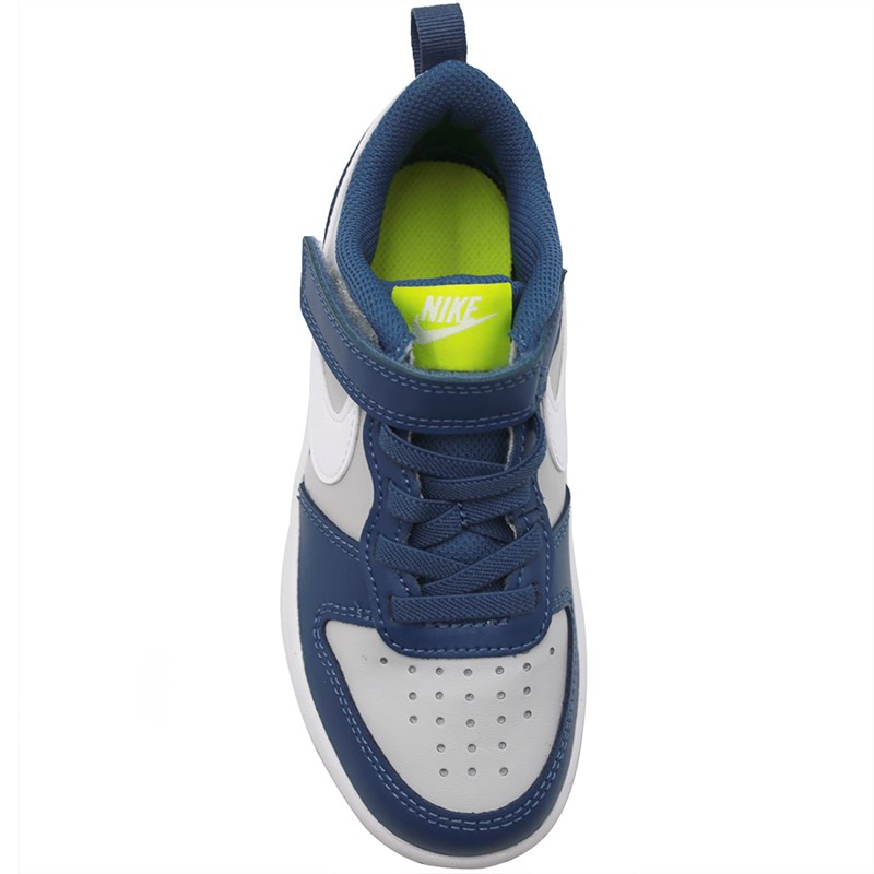 Tenis Nike Court Borough Low Infantil Cinza - 252927