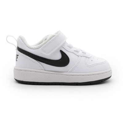 Tenis Nike Court Low Infantil Branco/Preto - 282928