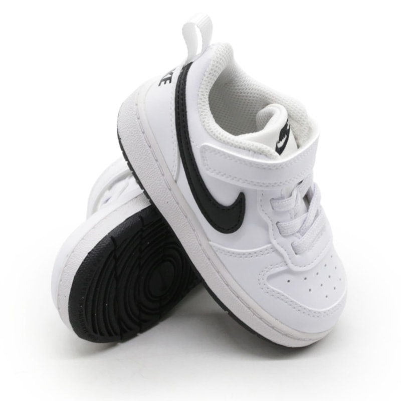 Tenis Nike Court Low Infantil Branco/Preto 282928 Anita Shoes