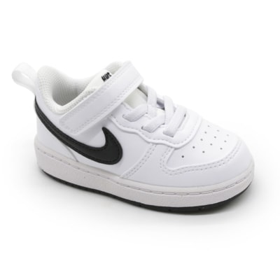 Tenis Nike Court Low Infantil Branco/Preto - 282928