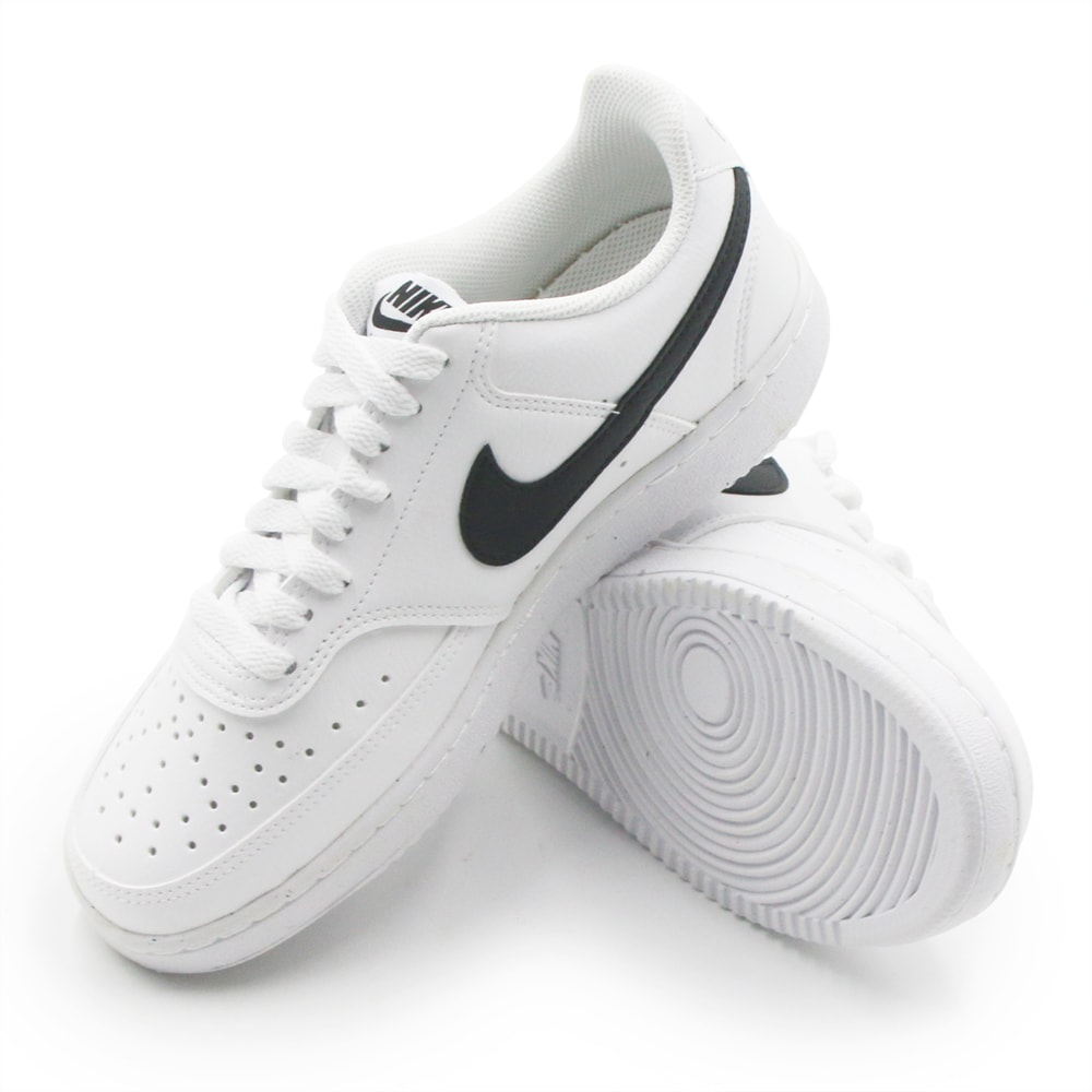 Tenis Nike Court Vision Feminino Branco/Preto - 253817 - Anita Shoes