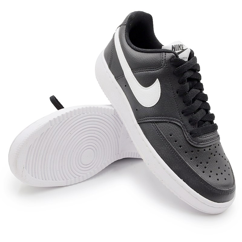 Tenis Nike Court Vision Lo Be Masculino Preto/Branco - 245155
