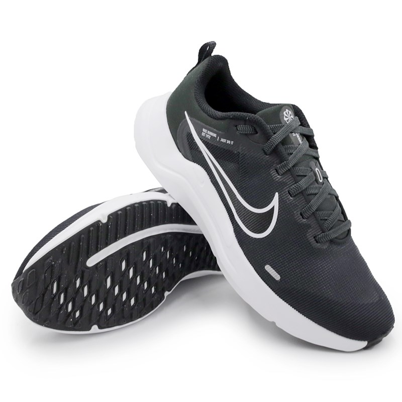 Tenis Nike Downshifter 12 Feminino Preto/Branco - 252892
