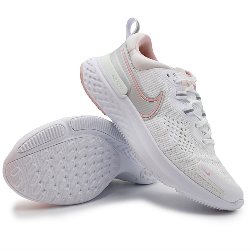 Tenis Nike React Miler 2 Branco/Rosa - 245130