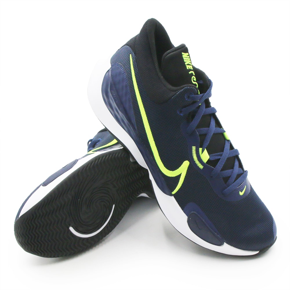 Tenis Nike Renew Elevate Iii Masculino Marinho/Verde - 255768