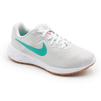 Tenis Nike Revolution 6 Feminino Branco/Verde - 252161