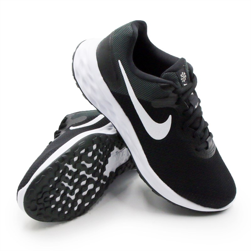 Tenis Nike Revolution 6 Preto/Branco - 252161