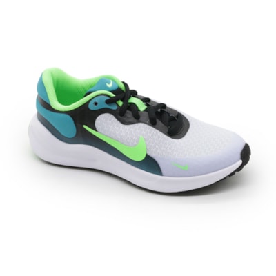 Tenis Nike Revolution Infantil Branco/Azul - 283017