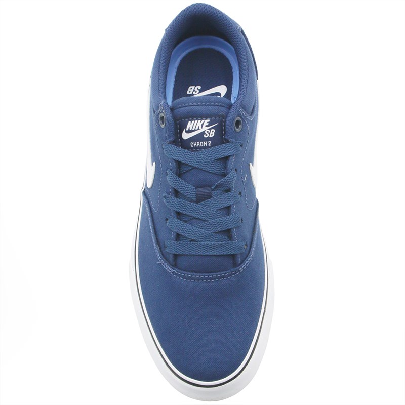 Tenis Nike Sb Chron 2 Feminino Azul/Branco - 245156
