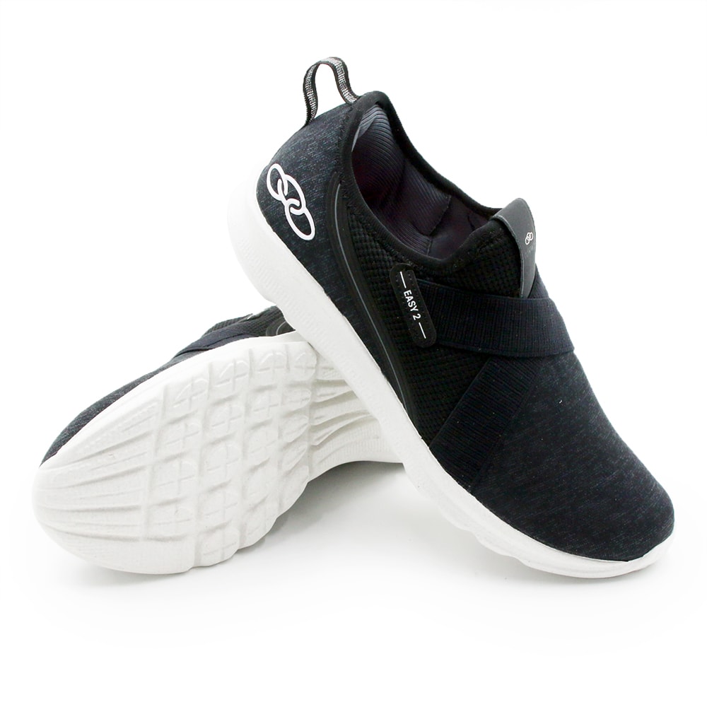 Tenis olympikus feminino hot sale preto e branco