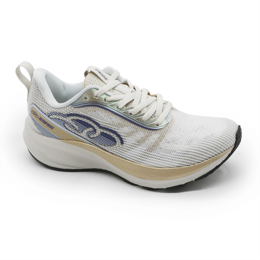 Tenis Olympikus Pride 3 Feminino Gelo/Arenito - 270073 - Anita Shoes
