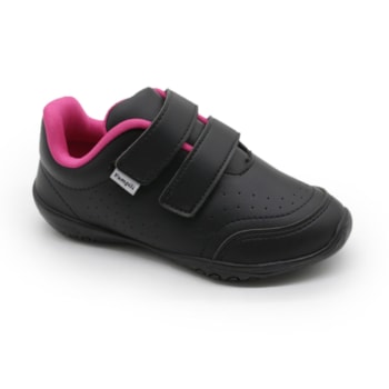 Tenis Pampili Infantil Preto/Pink - 281896