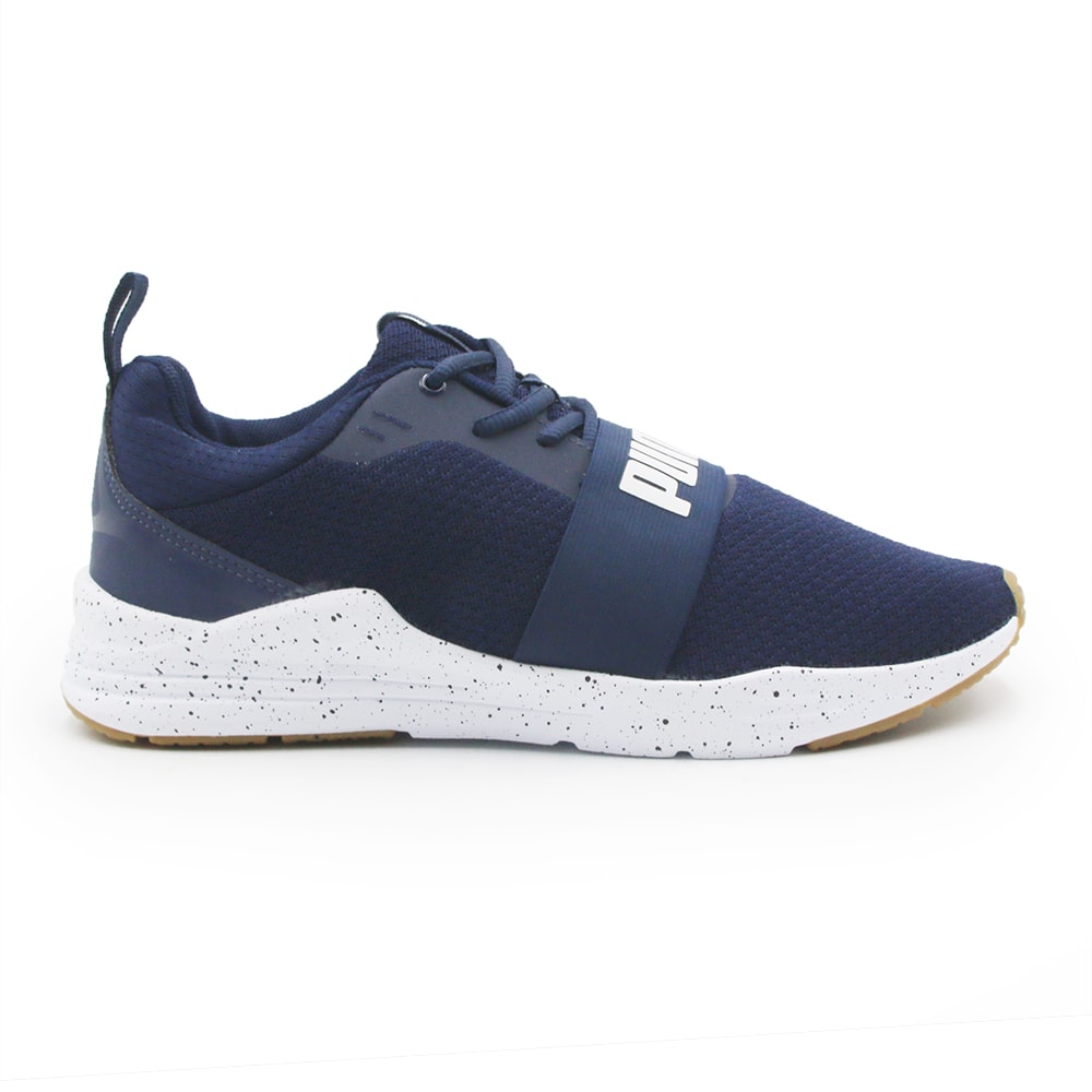 Tenis Puma Wired Run Masculino Azul/Branco - 254458 - Anita Shoes