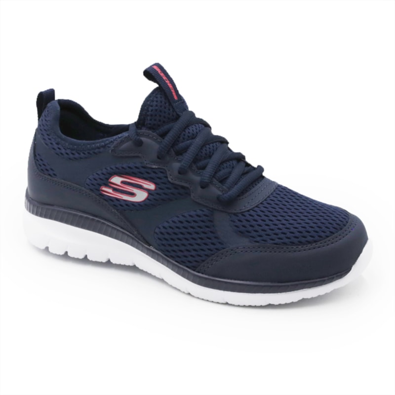 Tenis Skechers Bountiful Feminino Marinho 270096 Anita Shoes