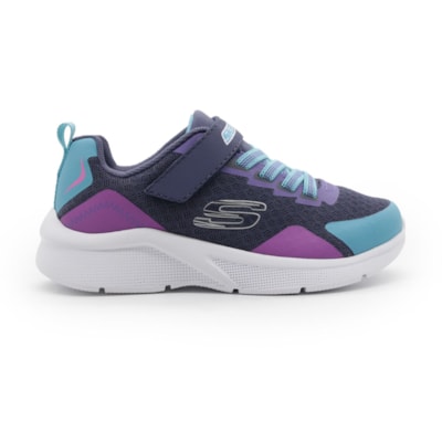 Tenis Skechers Bright Infantil Cinza/Lilas - 276793