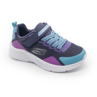 Tenis Skechers Bright Infantil Cinza/Lilas - 276793