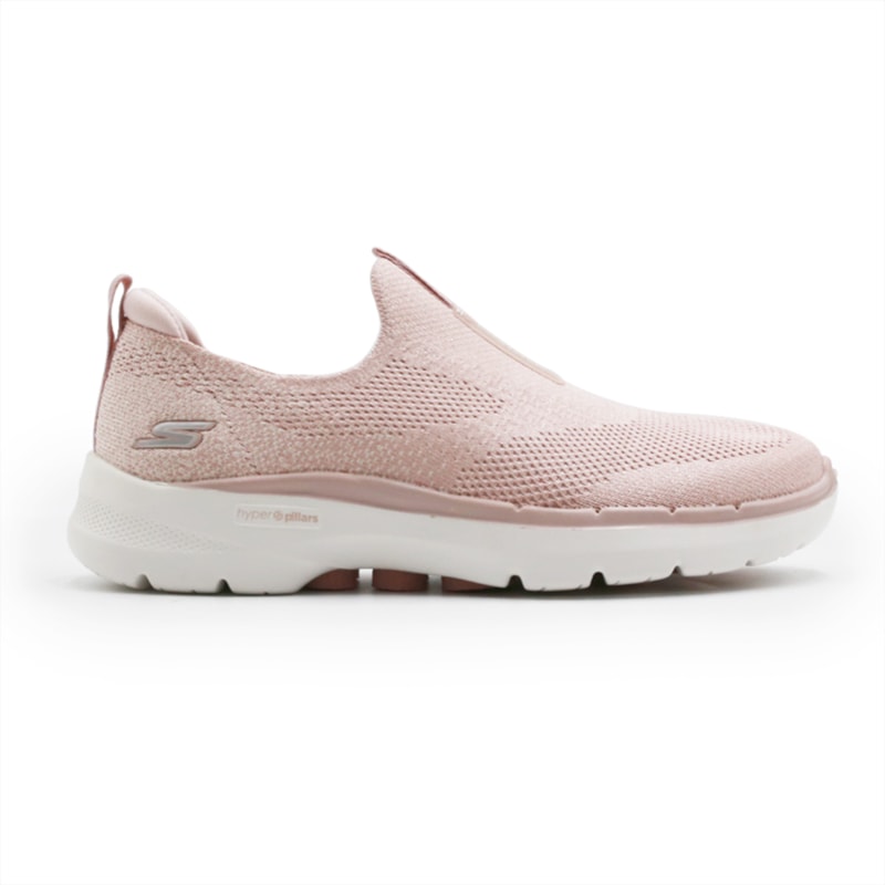 Tenis Skechers Go Walk 6 Glim Feminino Rosa - 252593