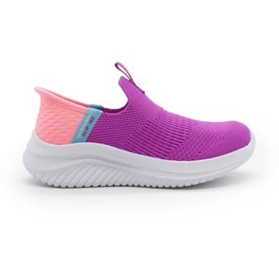 Tenis Skechers Ultraflex Infantil Pink/Laranja - 276809