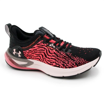 Tenis Under Armour Charged Stamina Preto/Coral - 244815