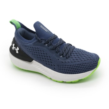 Tenis Under Armour Quicker Infantil Cinza/Verde - 276789