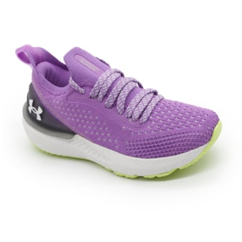 Tenis Under Armour Quicker Infantil Roxo/Branco - 276789