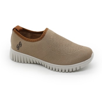 Tenis Usaflex Feminino Camel - 242520